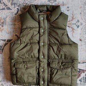 EUC baby GAP Sherpa-Lined Puffer Vest Size 3T